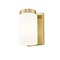 Z-Lite Burk 1 Light Wall Sconce, 4.25in. W x 7.25in. H, Luxe Gold 746-1S-LG - alternate 5